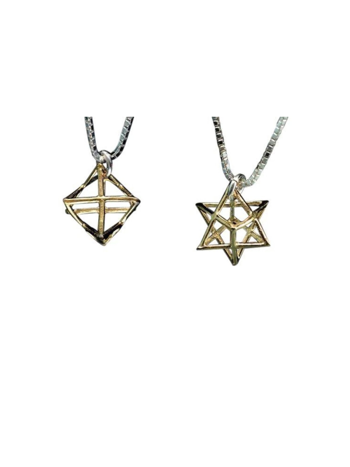 9K Gold Kabbalah Merkava Pendant by HaAri | Necklaces by HaAri