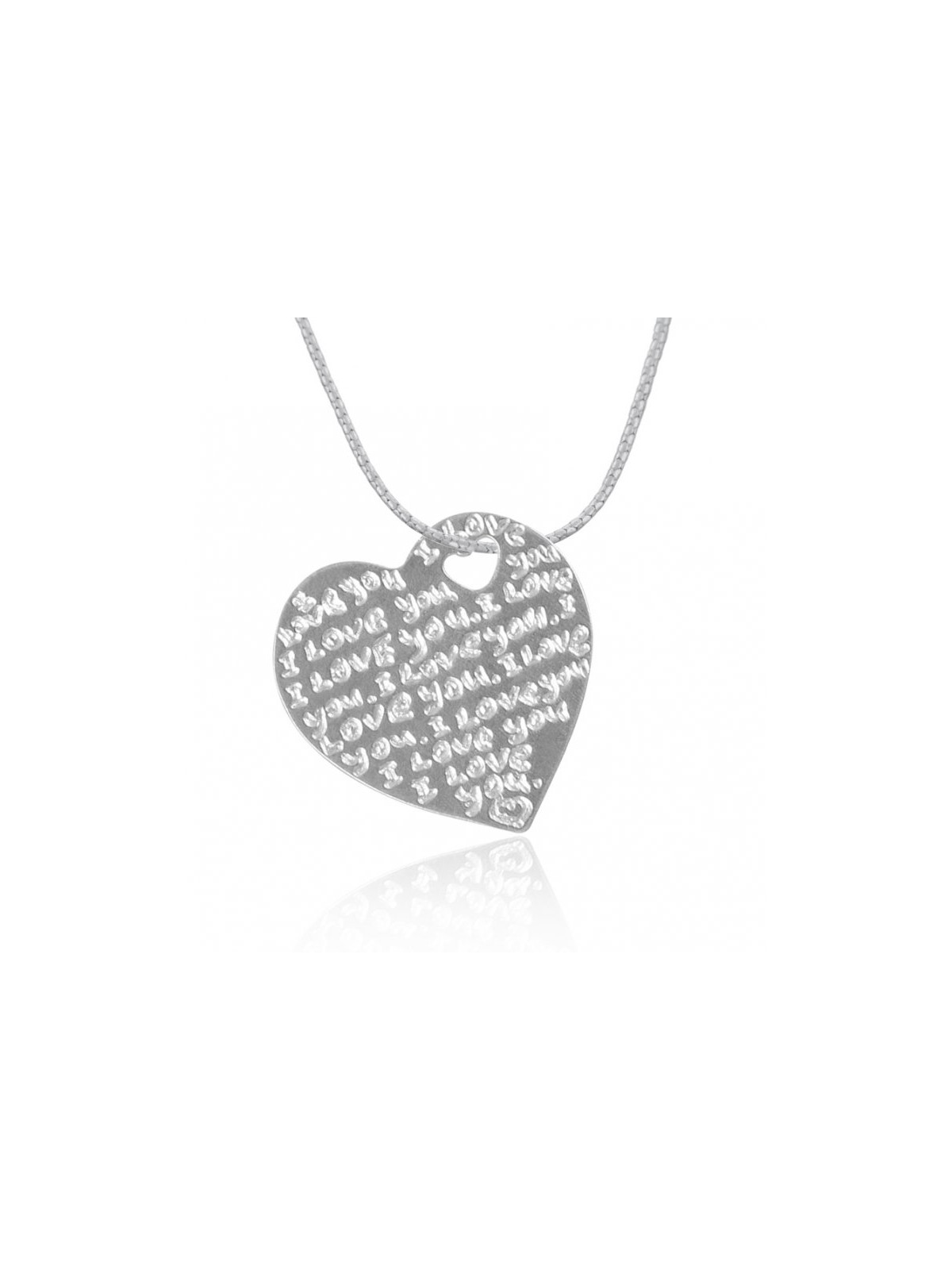 Silver English Hebrew I Love You Pendant by Golan ... | Jewish Pendant