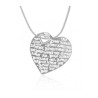 Silver English Hebrew I Love You Pendant by Golan ... | Jewish Pendant