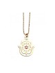 Hamsa Necklace with Star of David by Shahaf | Hamsa Necklace