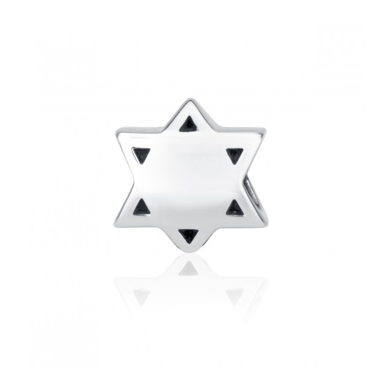 Sterling Silver Star of David Breastplate Charm | Judaica Charms