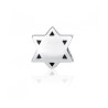 Sterling Silver Star of David Breastplate Charm | Judaica Charms