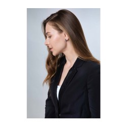 Sterling Silver Earrings Strips of Eilat Stone and Beading | Earrings