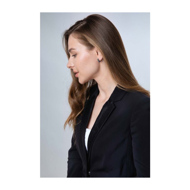 Sterling Silver Earrings Strips of Eilat Stone and Beading | Earrings