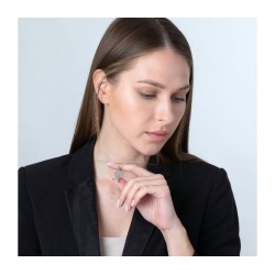 Sterling Silver Pendant Necklace Seven Branch Me... | Menorah Pendants