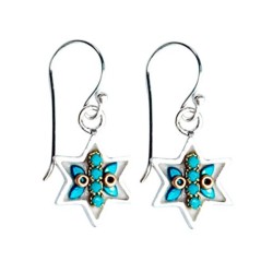 Star of David Jewish Earrings by Ester Shahaf | Earrings