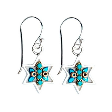 Star of David Jewish Earrings by Ester Shahaf | Earrings