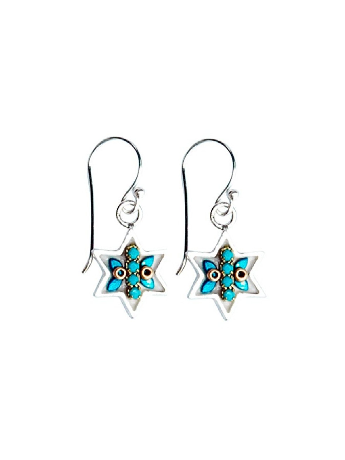 Star of David Jewish Earrings by Ester Shahaf | Earrings