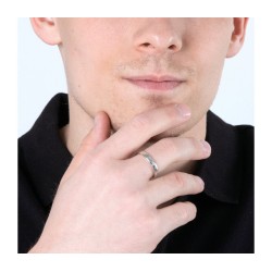 Sterling Silver Ring with White Stone Ani Ledodi in ... | Jewish Rings