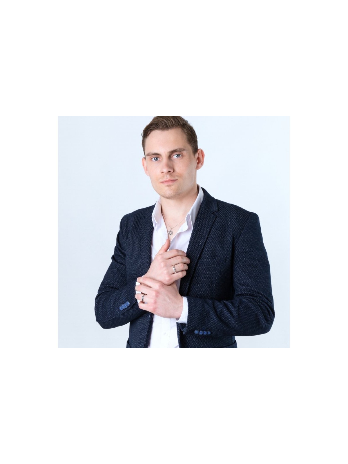 Sterling Silver Ring with White Stone Ani Ledodi in ... | Jewish Rings