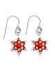 Flower Star of David Earrings by Ester Shahaf | Earrings