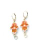 Hamsa Oriental design Earrings by Ester Shahaf | Earrings