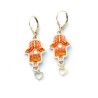 Hamsa Oriental design Earrings by Ester Shahaf | Earrings