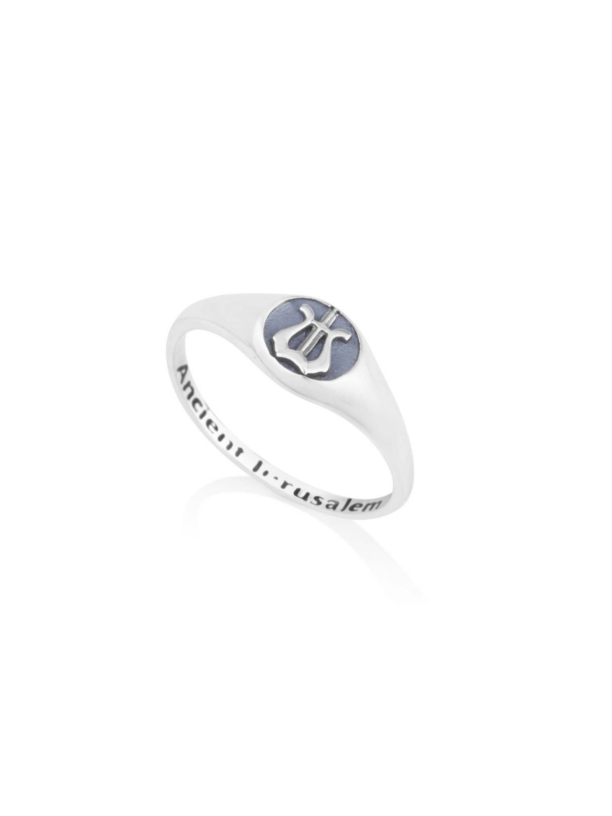 Bague en argent sterling %96 Image sculptée du roi David... | Anneaux juifs