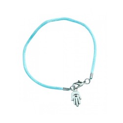 Kabbalah Cord Bracelet with Hamsa Charm Lig... | Bracelets - up to $10