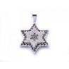 Gold Filled Star of David Pendant Black W... | Jewish Gift from Israel