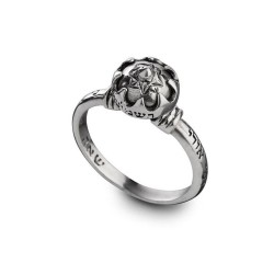 HaAri Silver Kabbalah Ring Five Metals with Bible Ve... | Jewish Rings