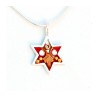 Star of David Necklace in Red by Ester... | Necklaces by Esther Shahaf
