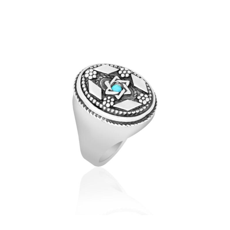 Silver Star of David Ring from Golan Studio | Jewish Rings