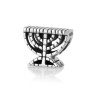 Sterling Temple Menorah Charm | Judaica Charms