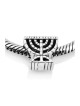 Sterling Temple Menorah Charm | Judaica Charms