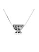 Sterling Temple Menorah Charm | Judaica Charms