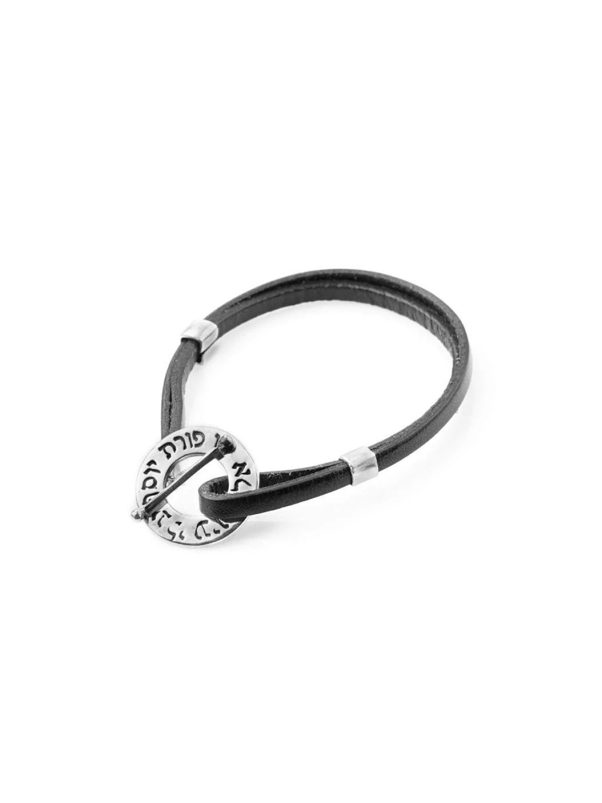 Emballage en cuir HaAri et Kabbale en argent sterling... | Bracelets par HaAri