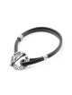 Emballage en cuir HaAri et Kabbale en argent sterling... | Bracelets par HaAri