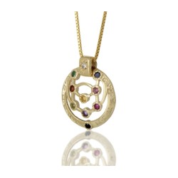 10 Sefirot Necklace by HaAri Jewelry Gold | Necklaces by HaAri