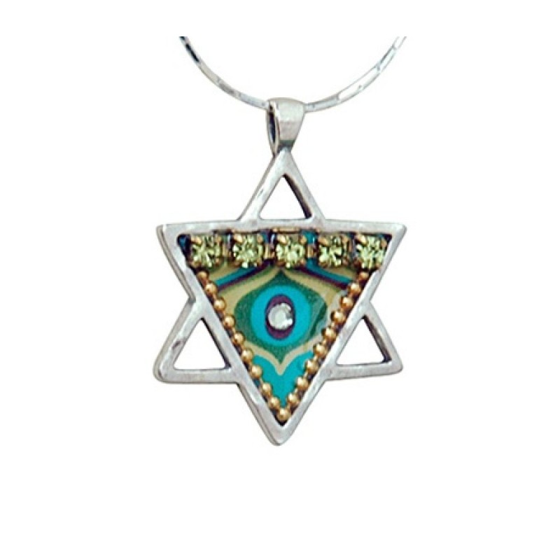 Iris Design Handmade Sterling Silver Bead... | Israeli Fashion Jewelry