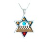 Star of David Necklace Against the Evi... | Necklaces by Esther Shahaf