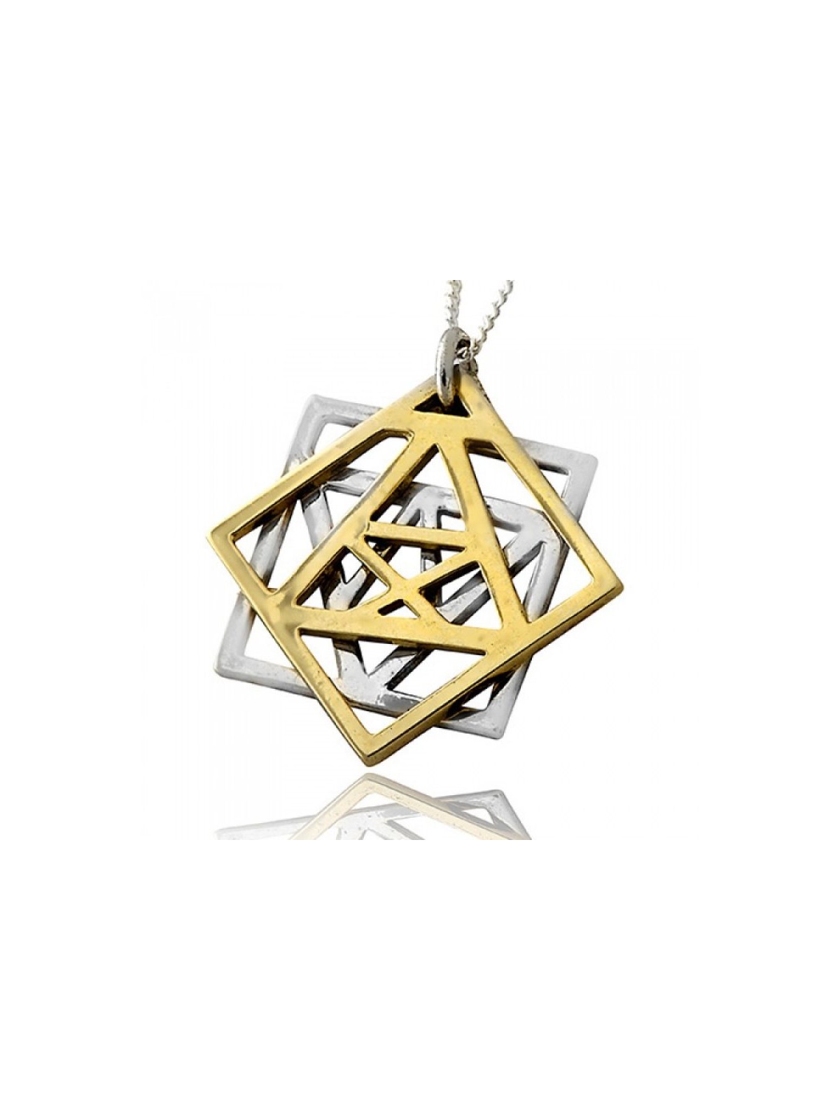 Pendentif Kabbale Adam et Eve par HaAri Jewelry | Colliers par HaAri