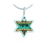 Silver Star of David Necklace Hebrew H... | Necklaces by Esther Shahaf
