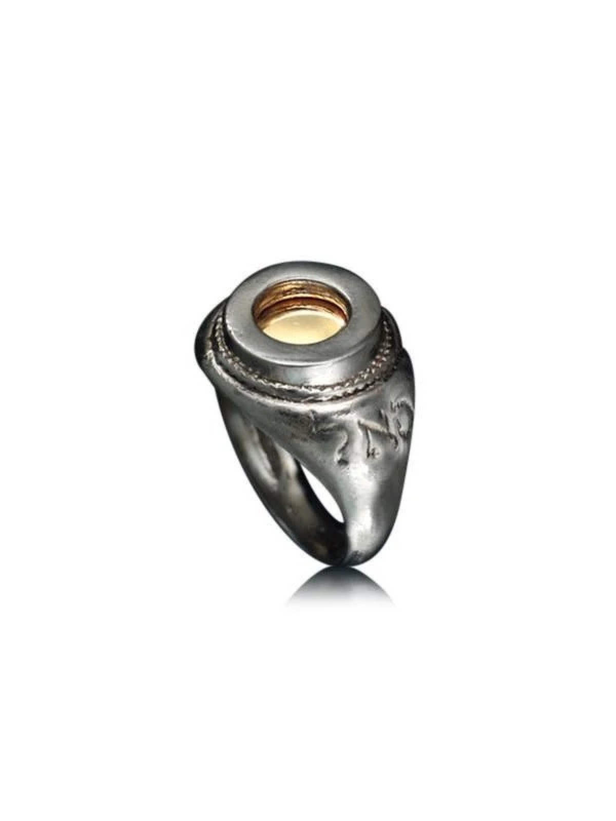 HaAri Silver Gold Kabbalah Ring for Bounty and S... | Kabbalah Jewelry