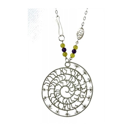 Shraga Landesman Jeremiah Blessing and Palm Trees ... | Jewish Pendant