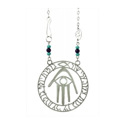 Shraga Landesman Ben Porat Yossef Hamsa Necklace N... | Hamsa Necklace