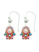 Ethnic Hamsa Earrings by Ester Shahaf | Earrings