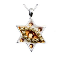 Star of David Pendant Against the Evil... | Necklaces by Esther Shahaf