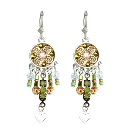 Ethnic Oriental Bead Earrings by Ester ... | Earrings by Esther Shahaf