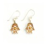 Hamsa Beadwork Earrings by Ester Shahaf | Earrings