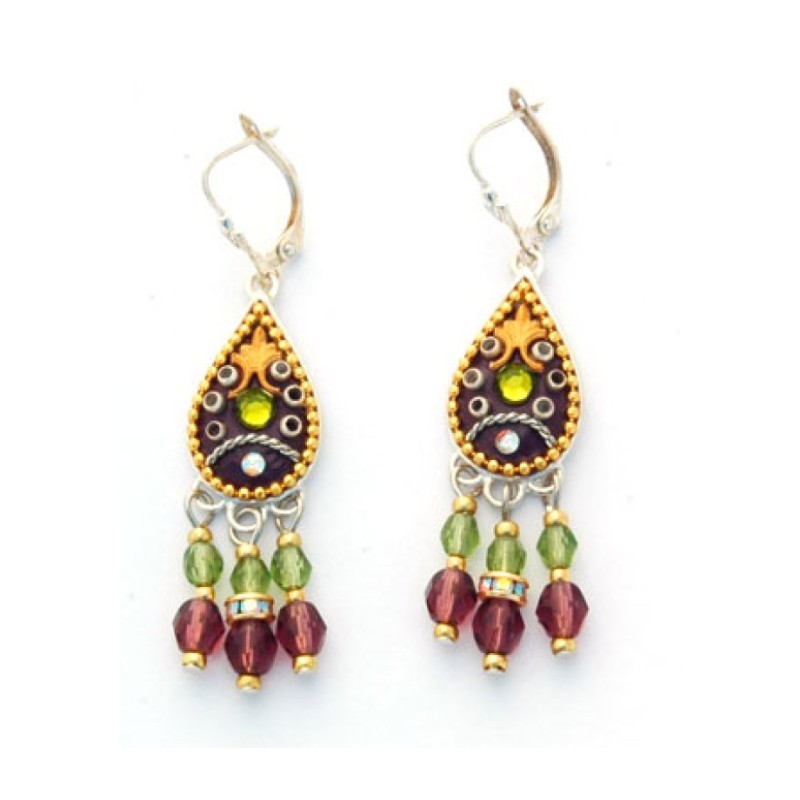 Ethnic Oriental Earrings Ester Shahaf | Earrings by Esther Shahaf
