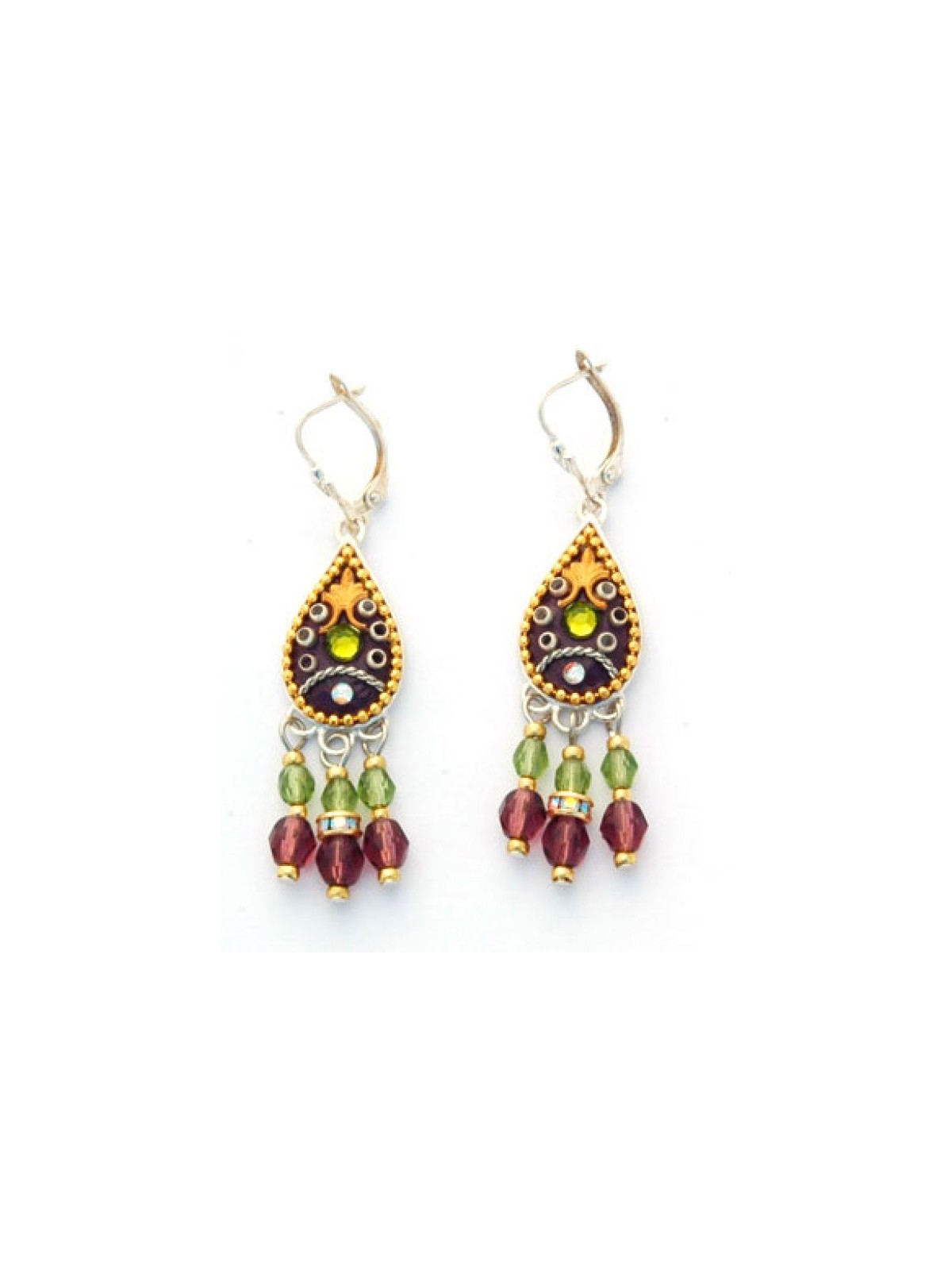 Boucles d'oreilles ethniques orientales Ester Shahaf | Boucles d'oreilles par Esther Shahaf
