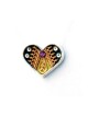 Collier coeur Shahaf en vert et or | Colliers par Esther Shahaf