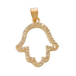 Gold filled Hamsa Pendant | Hamsa Necklace