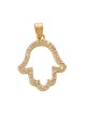 Gold filled Hamsa Pendant | Hamsa Necklace