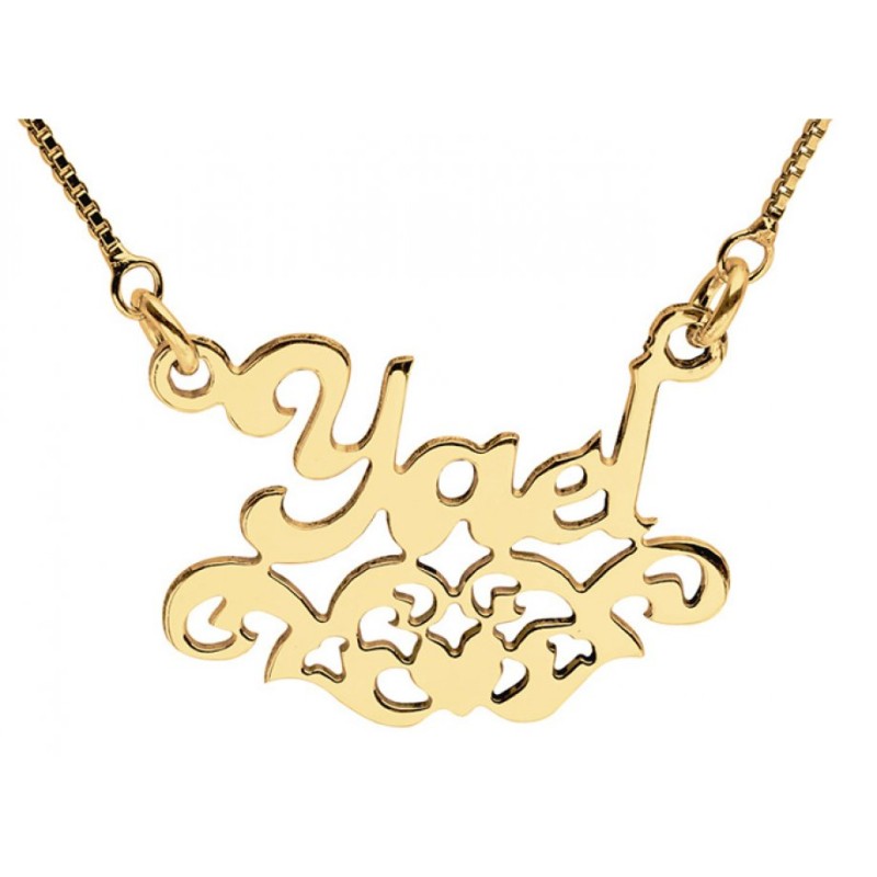 Gold Filled Decorative Personalized Necklace | Personalized Jewelry