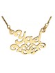 Gold Filled Decorative Personalized Necklace | Personalized Jewelry