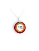 Silver Chai Necklace in Red by Ester Sh... | Chai Necklaces & Pendants