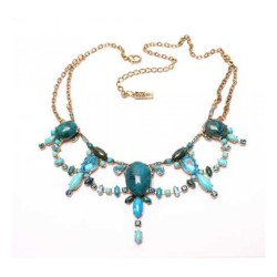 Amaro Collier Fait Main Pierres Turquoise De... | Colliers Amaro