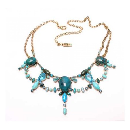 Amaro Handmade Necklace Turquoise Stones From ... | Necklaces by Amaro